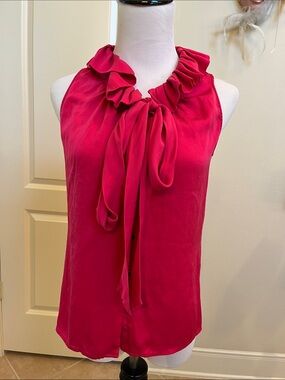 Antonio Melani pink silk blouse